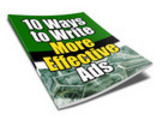 Thumbnail 10 Ways to Write More Effective Ads - Master Resell Rights Thumbnail 10 Ways to Write More Effective Ads - Master Resell Rights