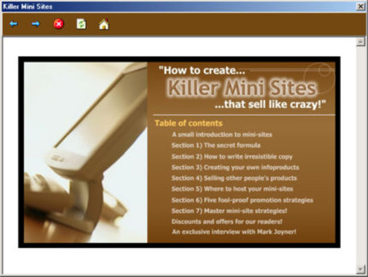 Product picture Killer Mini Sites (MRR)