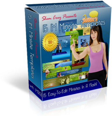 Product picture 15 IM Minisite Templates - Master Resell Rights