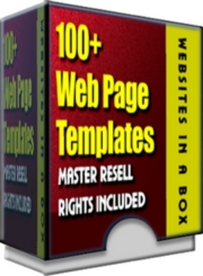 Product picture 100+ Web templates - Master Resell Rights