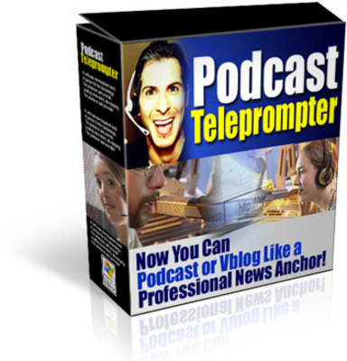 Product picture PodCast Teleprompter: Dont sound like an amateur (MRR)