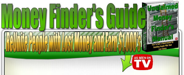 Product picture Unclaimed Money Finders Guide (MRR)