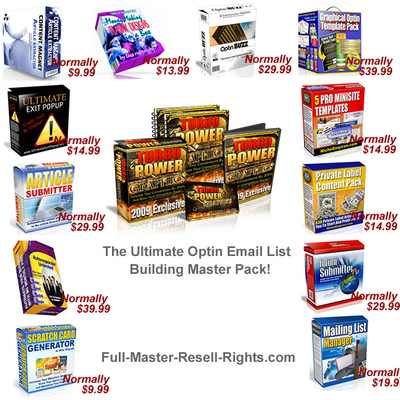 Product picture The Massive Optin Email List Building Package /Resale Rights