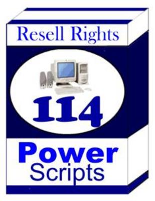 Product picture 114 Power Scripts  (MRR)