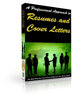 Product picture A Professional Approach To Resumes And Cover Letters (MRR)