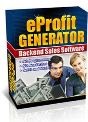 Product picture eProfit Generator: Back-end for your PayPal Sales (MRR)