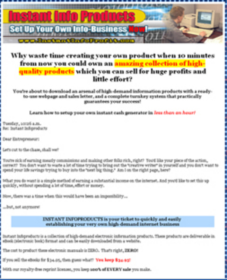 Product picture Instant Info Products vol.3  (PLR)