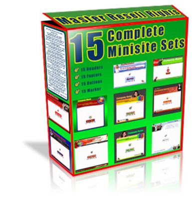 Product picture 15 Complete Mini Site Sets w/Bonuses (MRR)